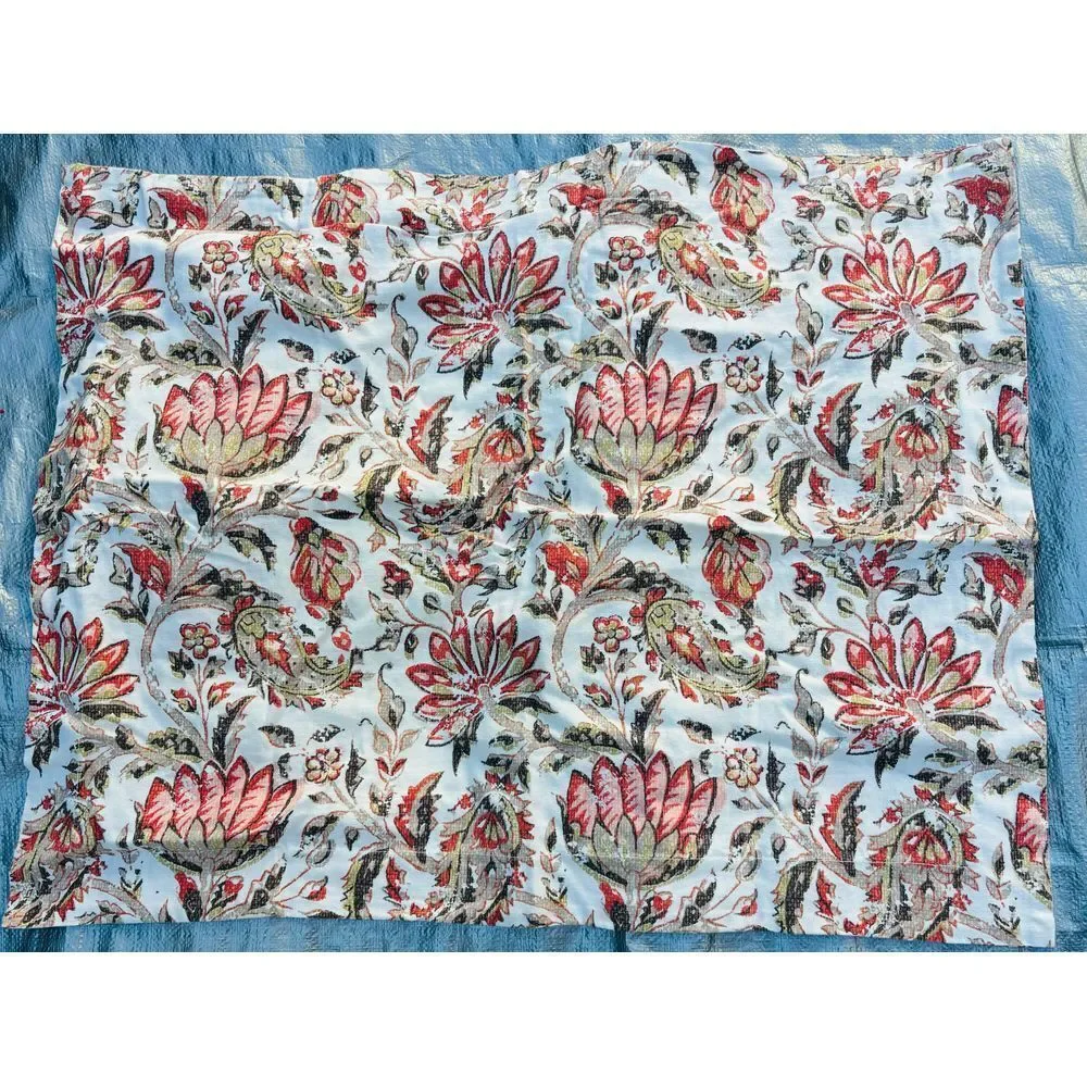 Pottery Barn Octavia Flora F/Q Duvet Cover and 2 Std Shams Fall Autumn Boho